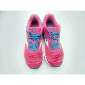 Mizuno Womens Running Shoes  Wave Sayonaras Pink Teal Aqua Blue Size 10